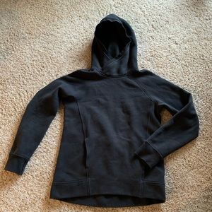 Lululemon womens sz 6 black hoodie high cross neck
